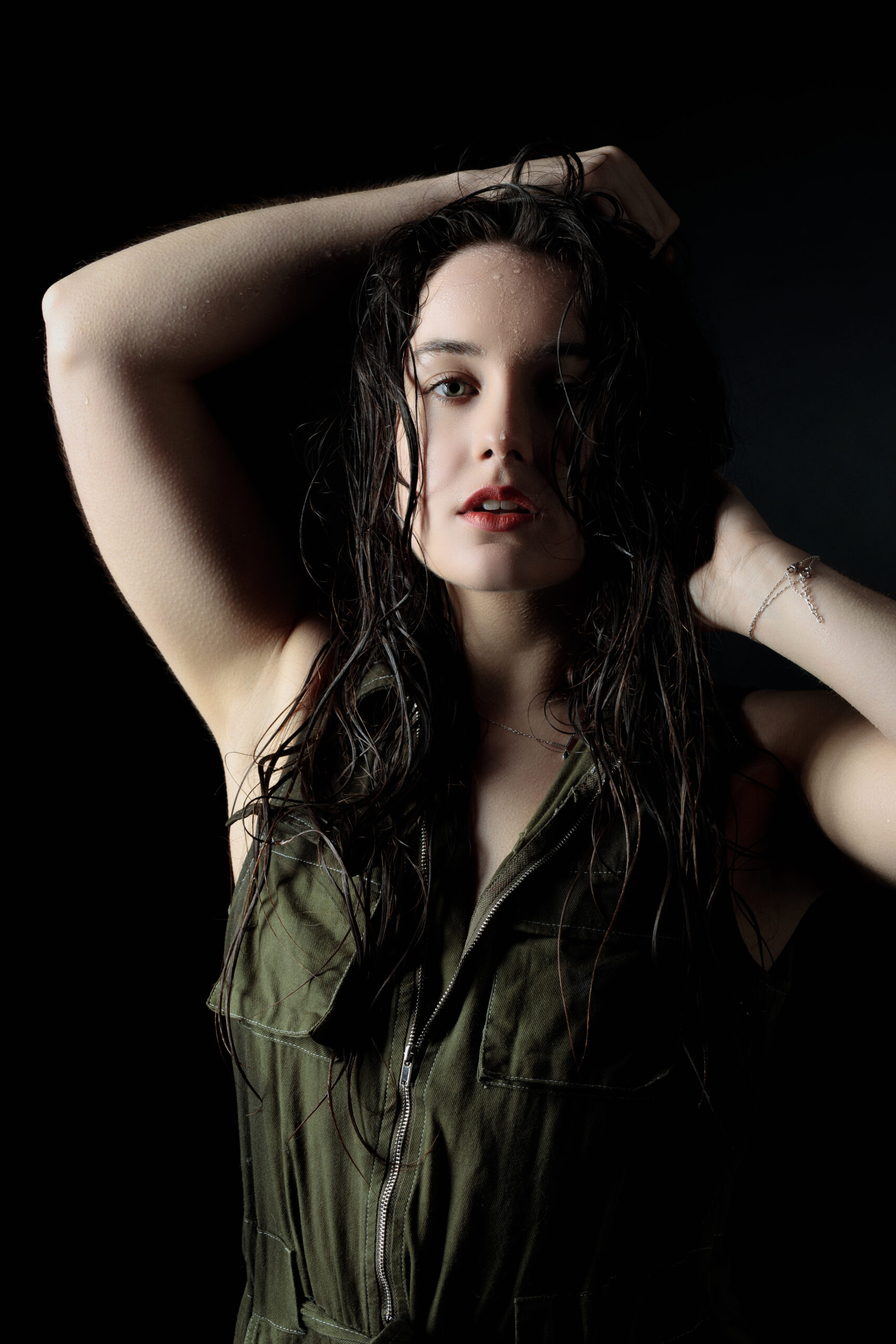 She comes back wet